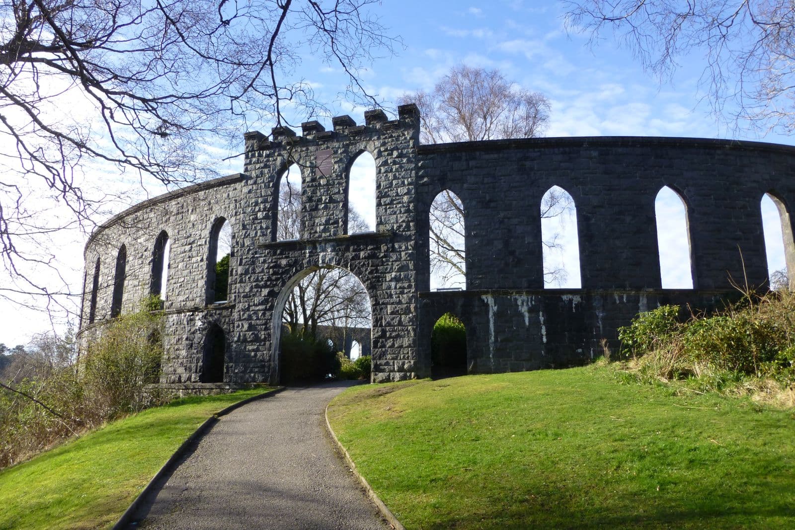 Oban harbour and McCaig's Tower highlight for day 4
